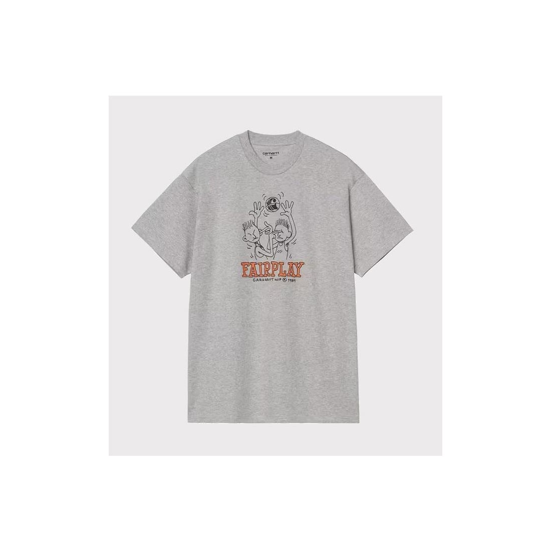 CARHARTT WIP FAIRPLAY TEE GRIS