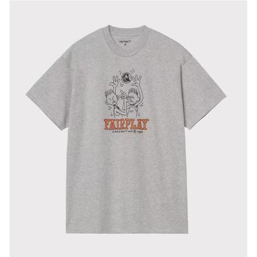 CARHARTT WIP FAIRPLAY TEE GRIS