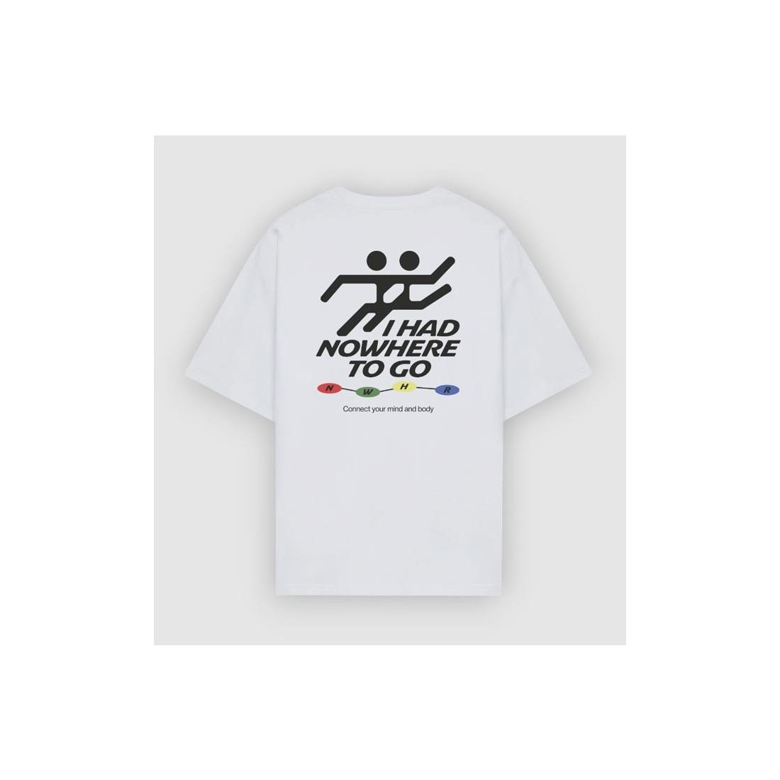 NWHR NOWHERE TO GO TEE BLANCO