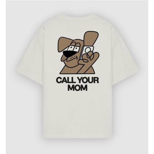 NWHR CALL YOUR MUM TEE BLANCO