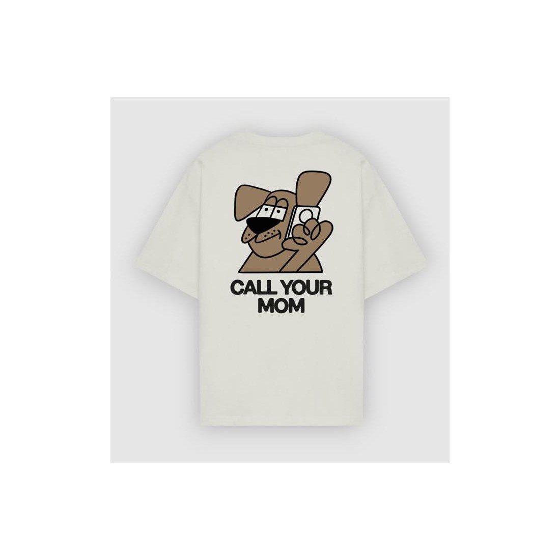 NWHR CALL YOUR MUM TEE BLANCO