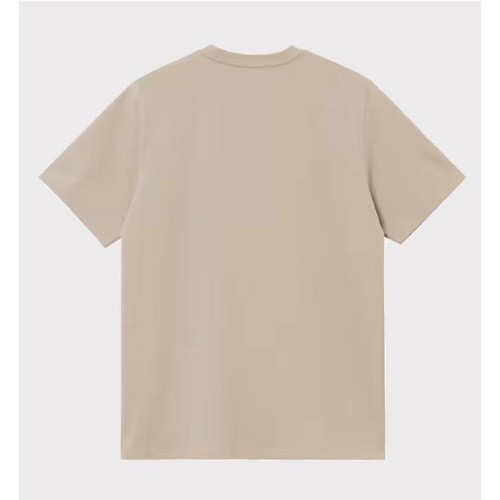 CARHARTT WIP SCRIPT EMBRO TEE BEIGE 2