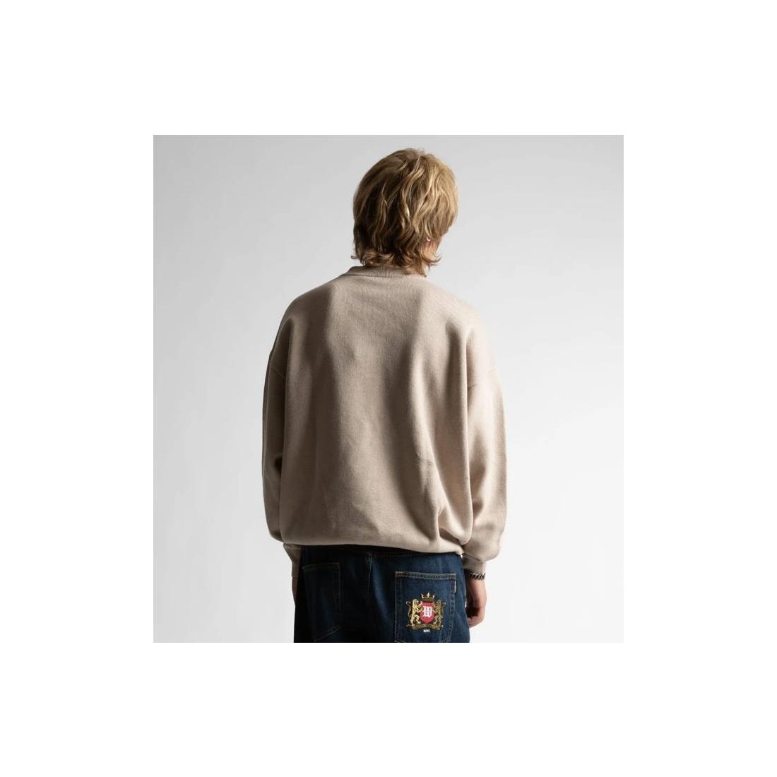 WASTED PARIS CREST SWEATER BEIGE1