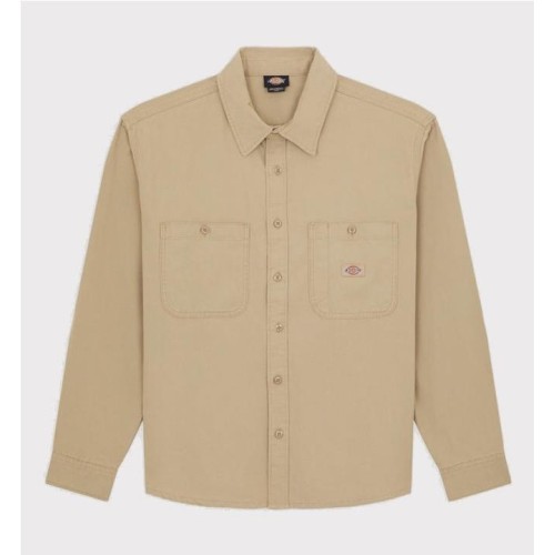 DICKIES CANVAS SHIRT BEIGE1