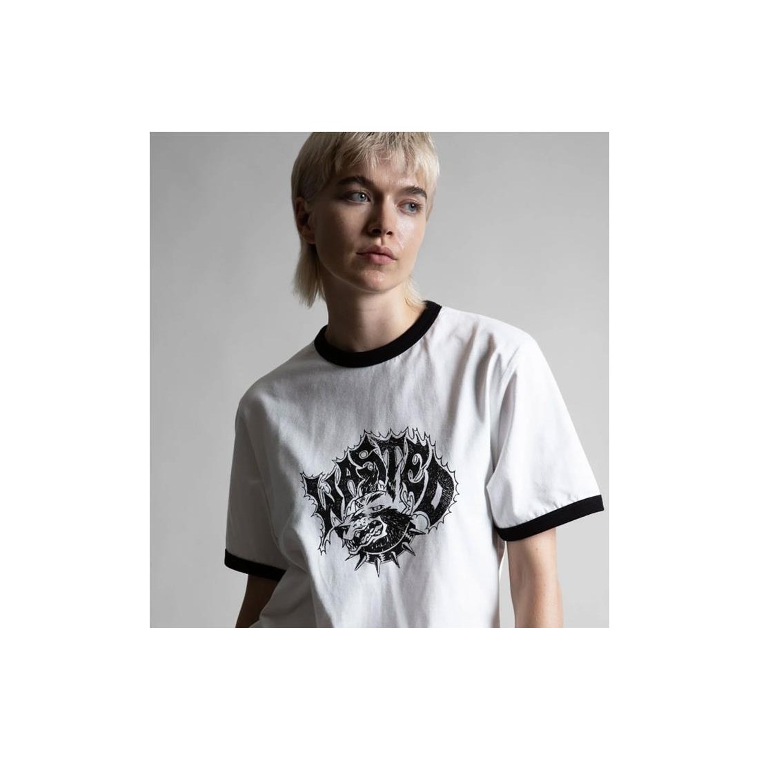 WASTED PARIS UNDERDOG RINGER BLANCO