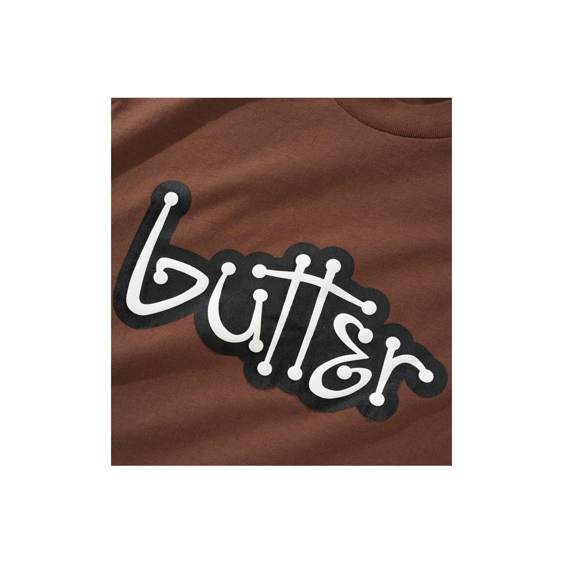 BUTTERGOODS CONNECTION TEE MARRON