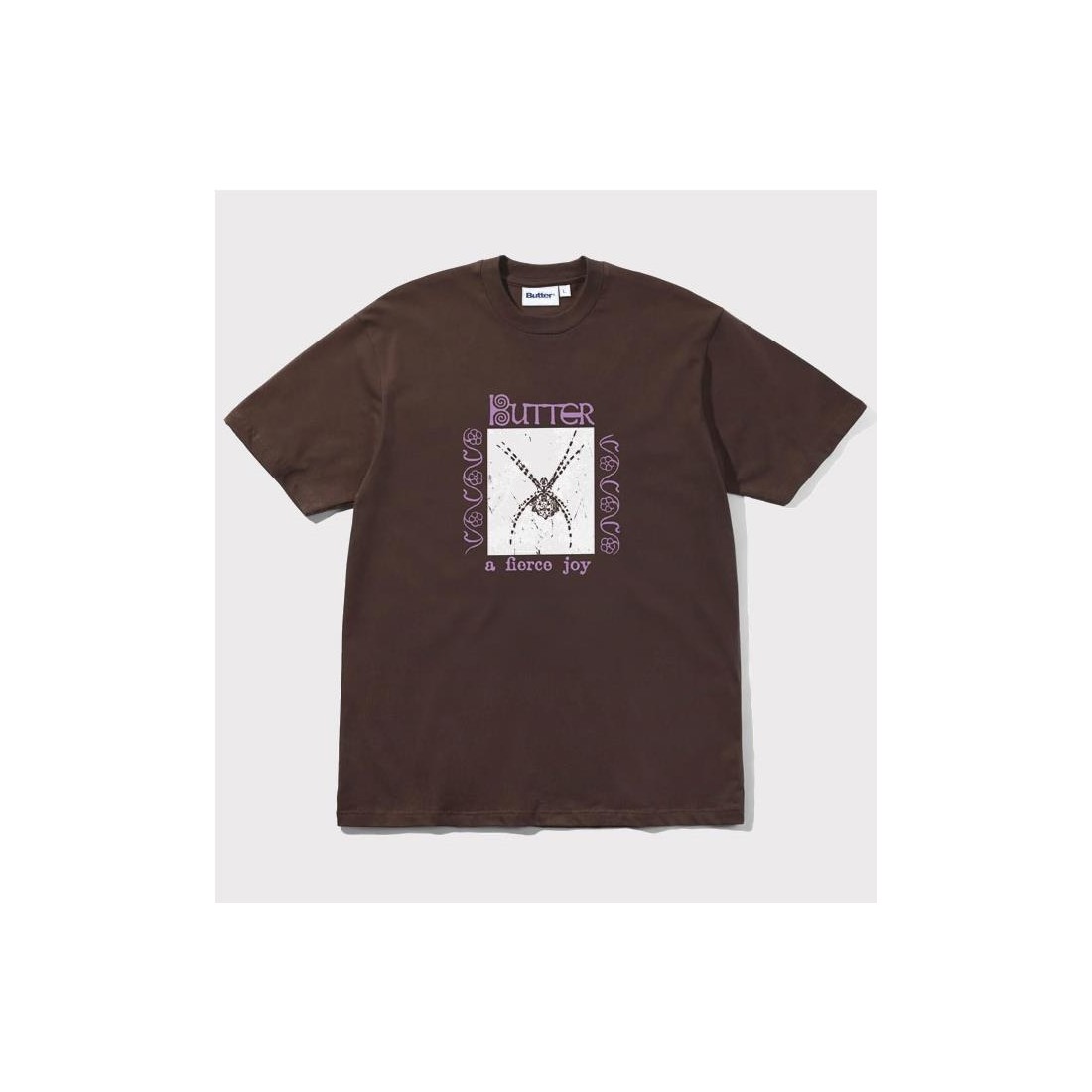 BUTTERGOODS FIERCE JOY TEE MARRON