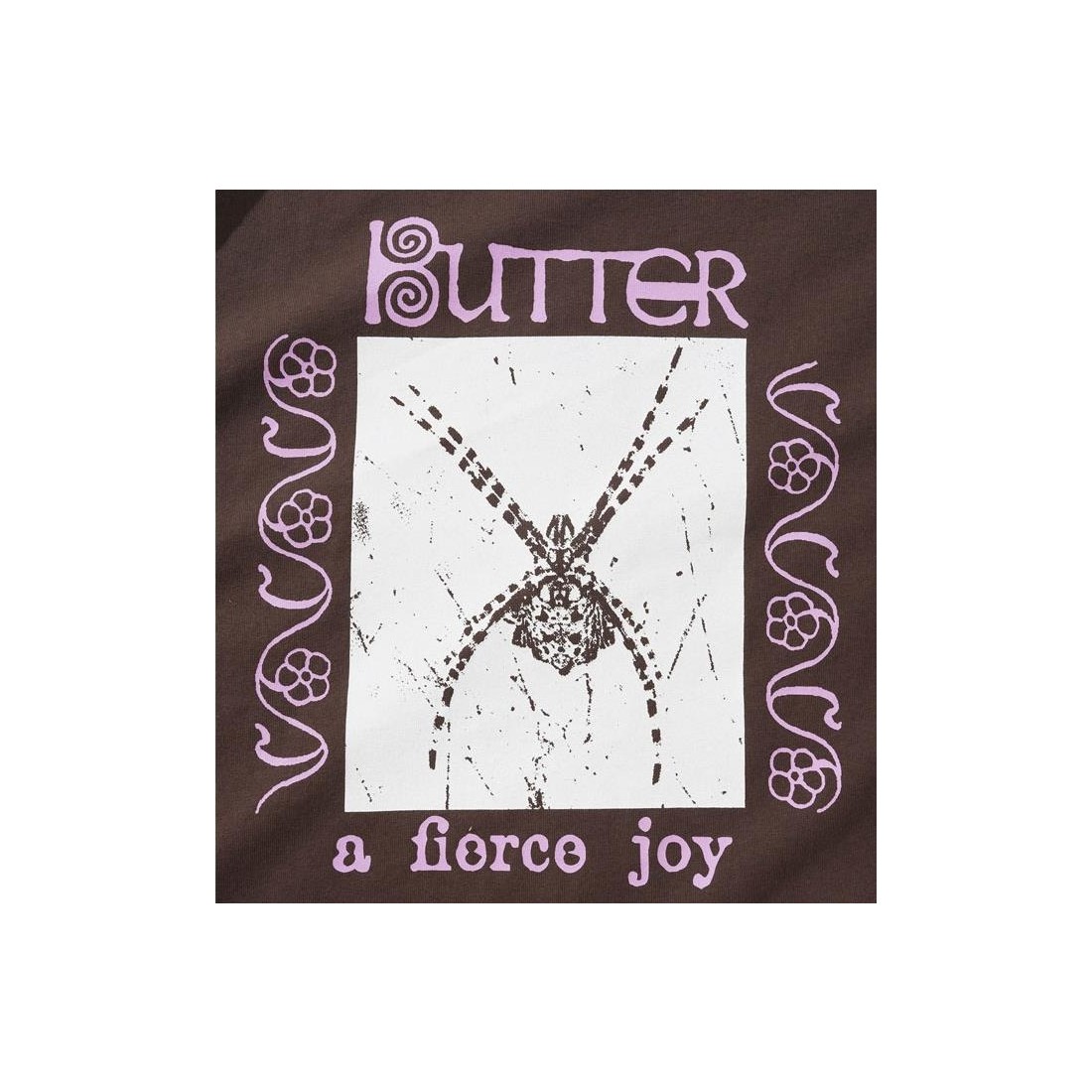 BUTTERGOODS FIERCE JOY TEE MARRON