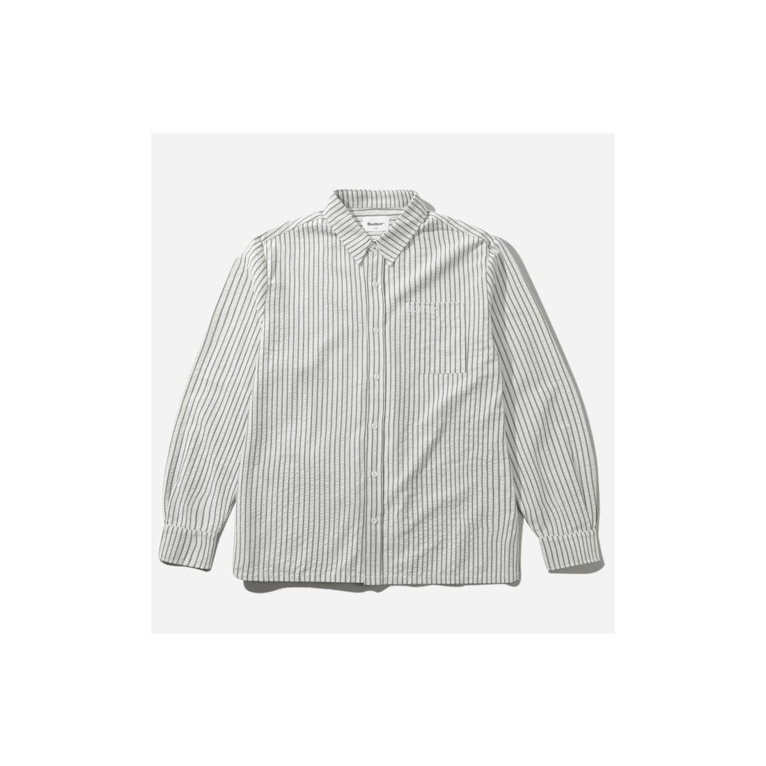 BUTTERGOODS LINES SHIRT BLANCO