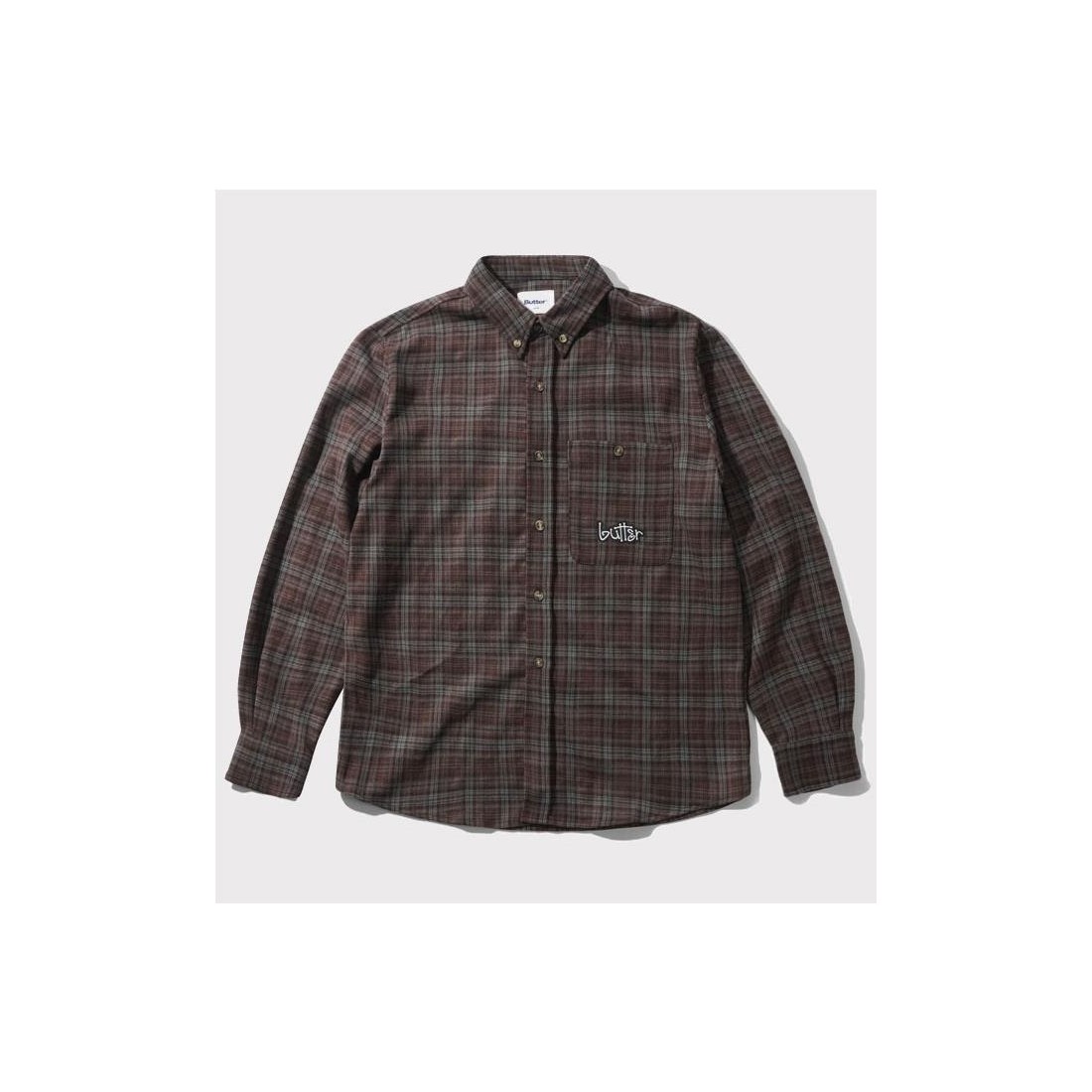 BUTTERGOODS CONNECTION SHIRT MARRON