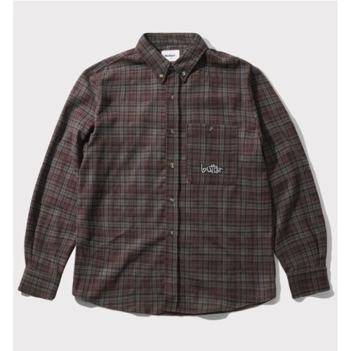 BUTTERGOODS CONNECTION SHIRT MARRON