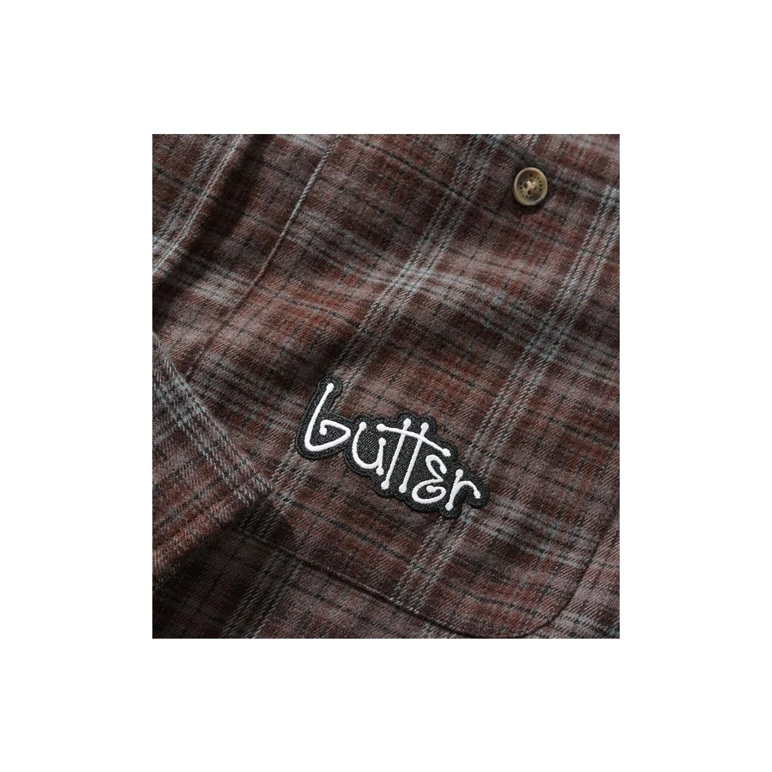 BUTTERGOODS CONNECTION SHIRT MARRON