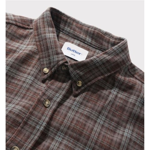 BUTTERGOODS CONNECTION SHIRT MARRON