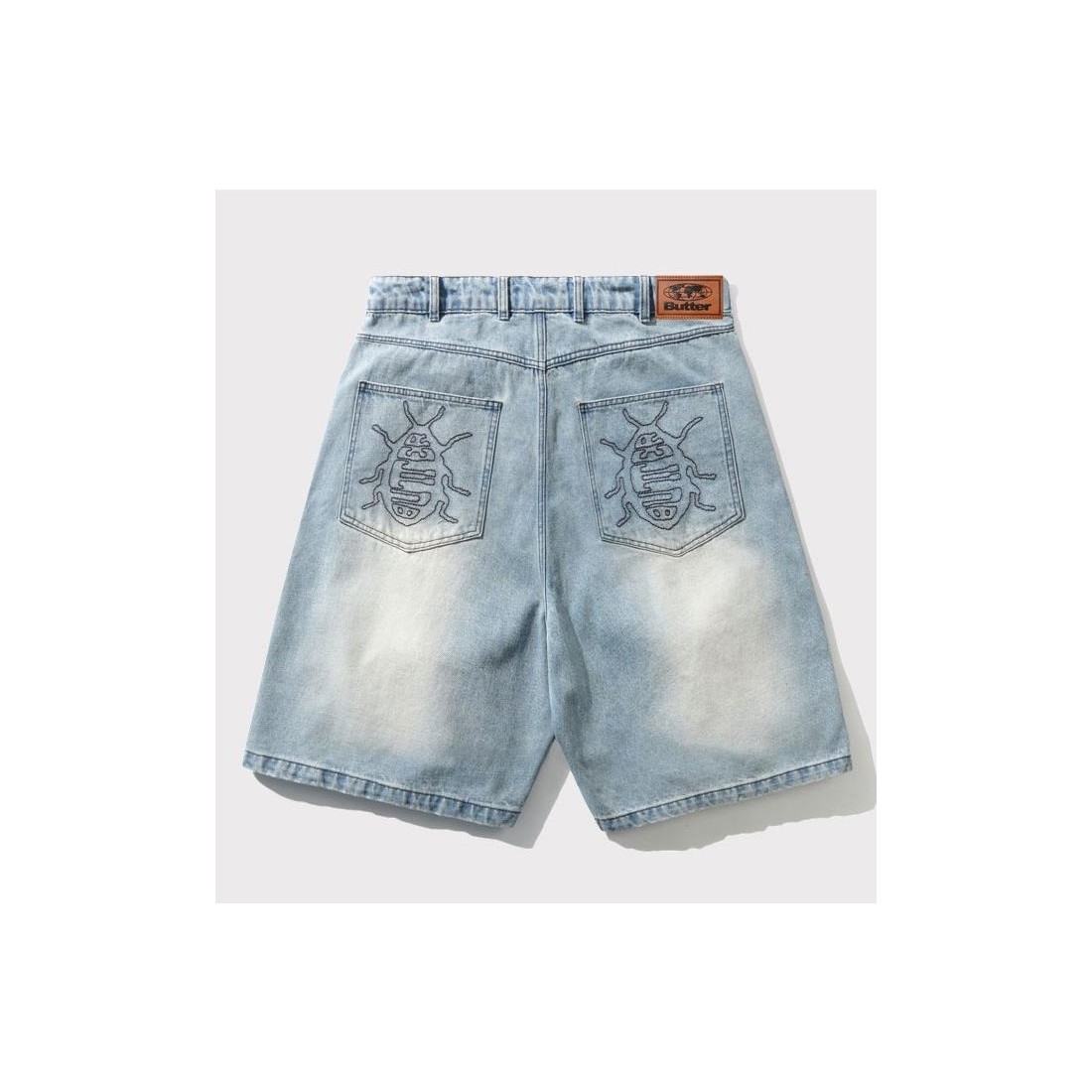 BUTTERGOODS ROACH DENIM SHT AZUL CLARO