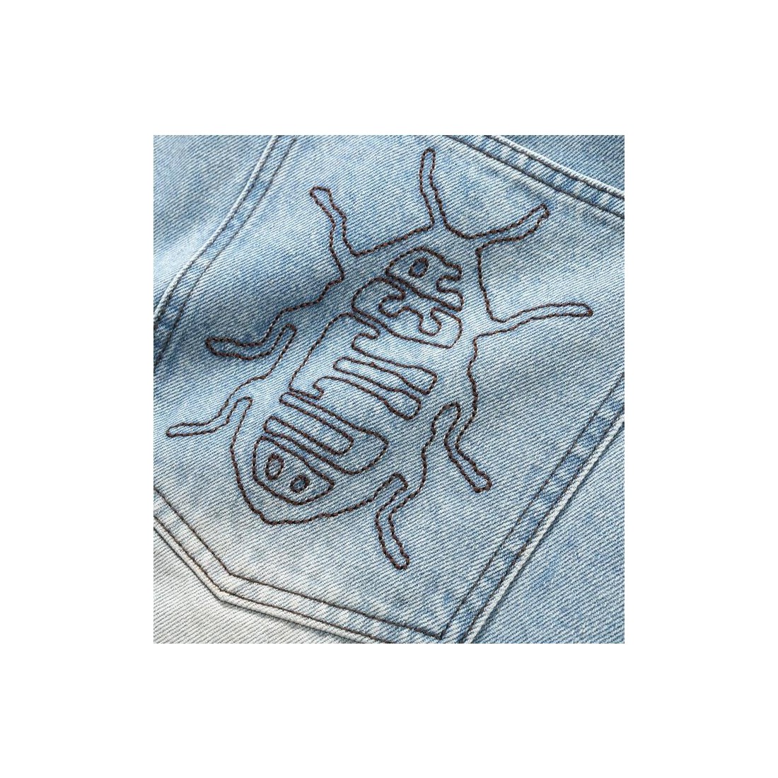 BUTTERGOODS ROACH DENIM SHT AZUL CLARO