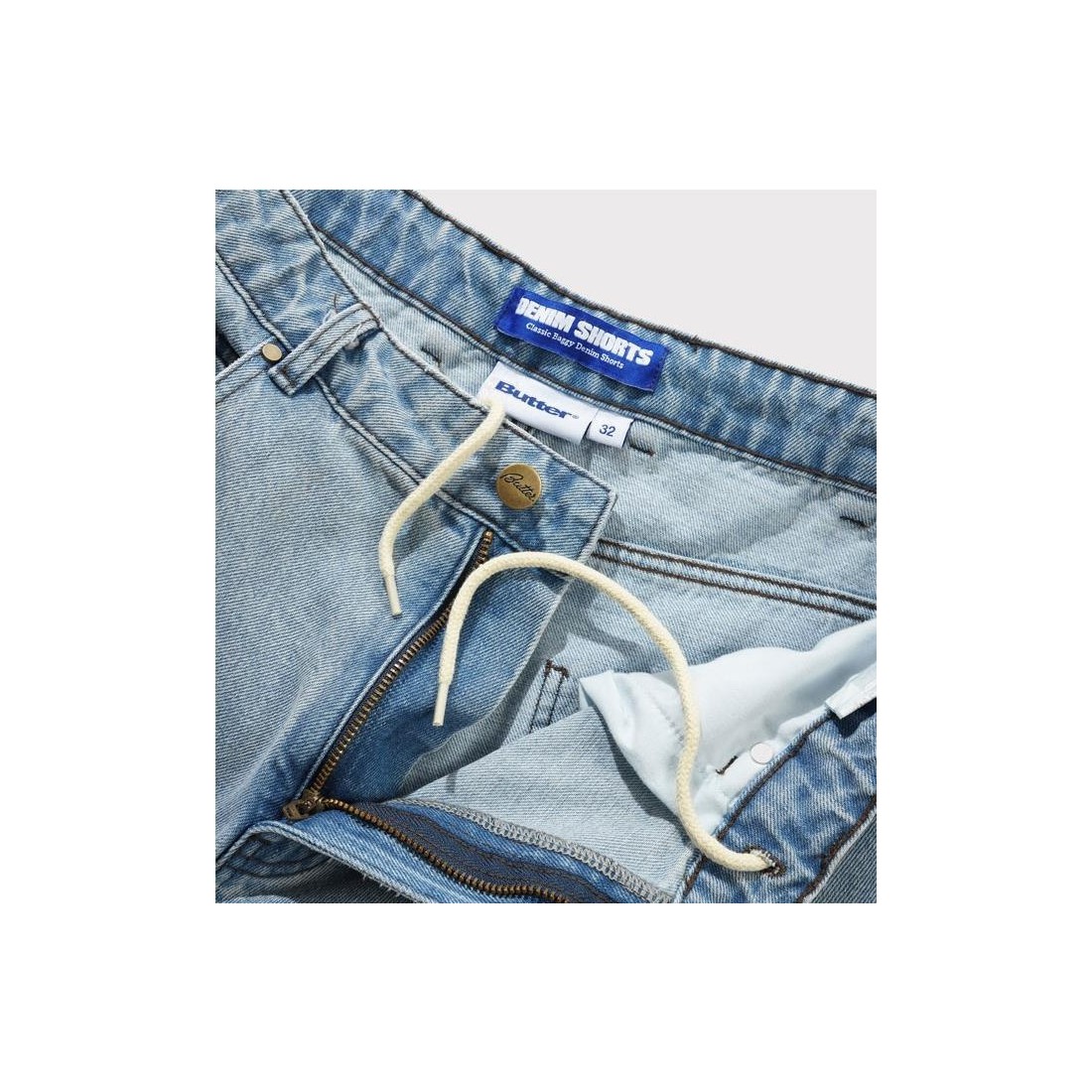 BUTTERGOODS ROACH DENIM SHT AZUL CLARO
