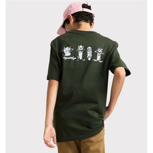 VANS KIDS BOARD GANG TEE VERDE CLARO
