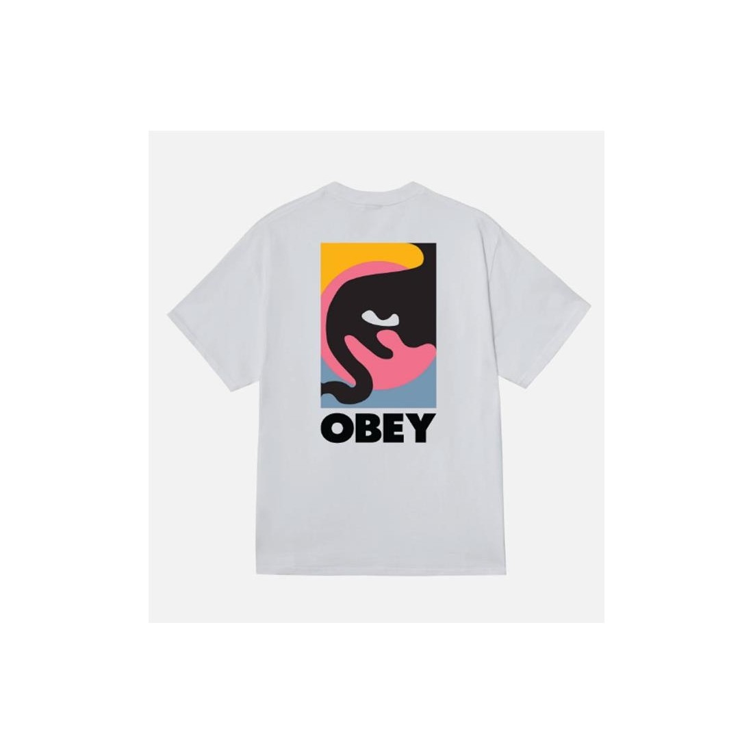 OBEY QUARTER ICON TEE BLANCO