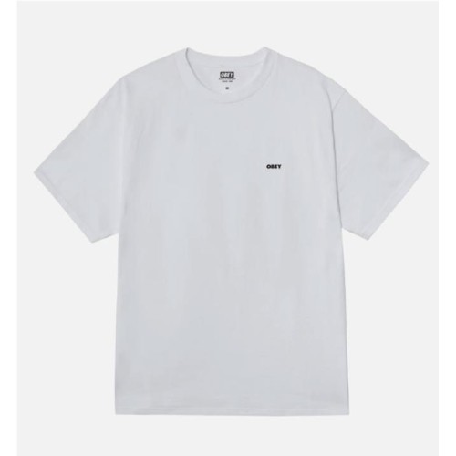 OBEY QUARTER ICON TEE BLANCO 2