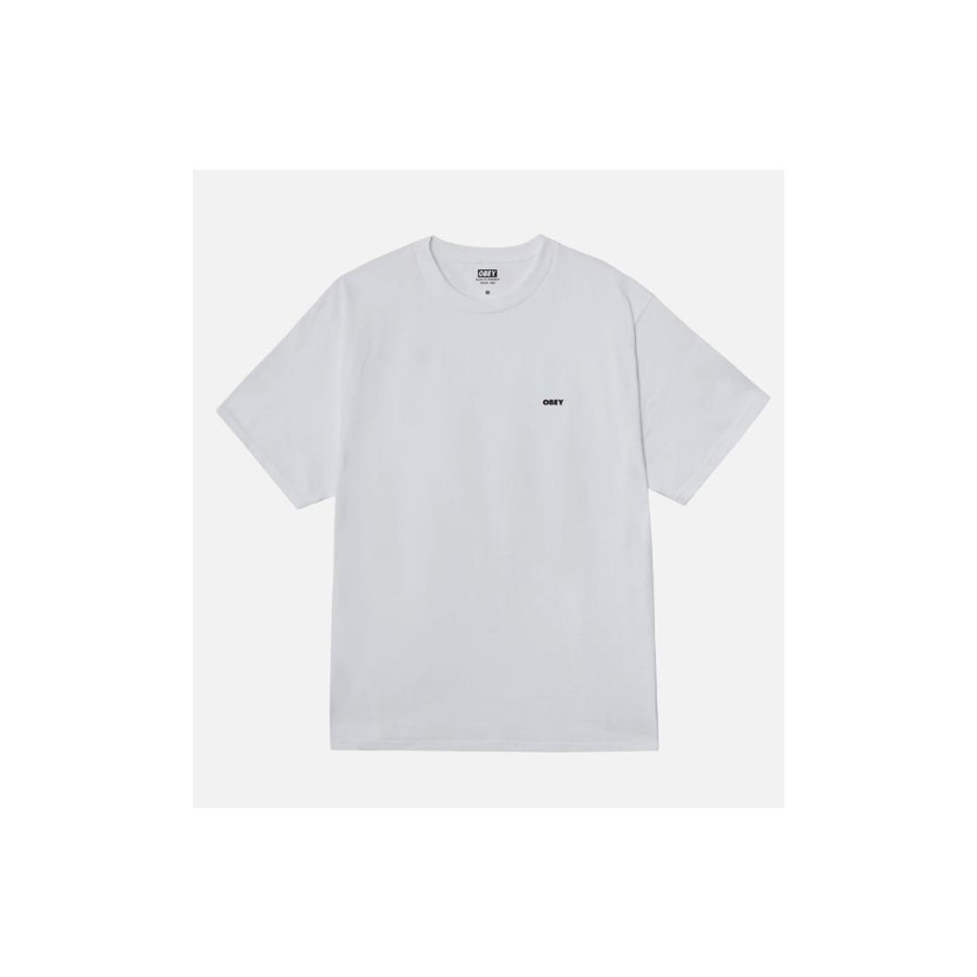 OBEY QUARTER ICON TEE BLANCO