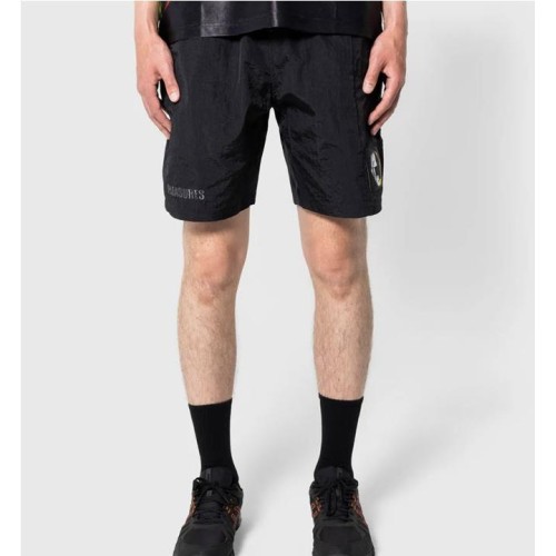 PLEASURES CRUSH HIKING SHORTS NEGRO