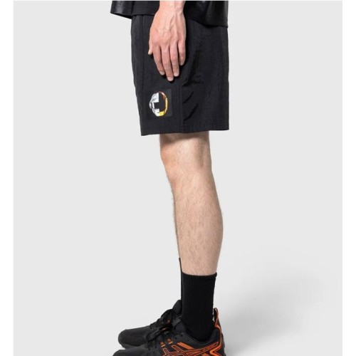 PLEASURES CRUSH HIKING SHORTS NEGRO