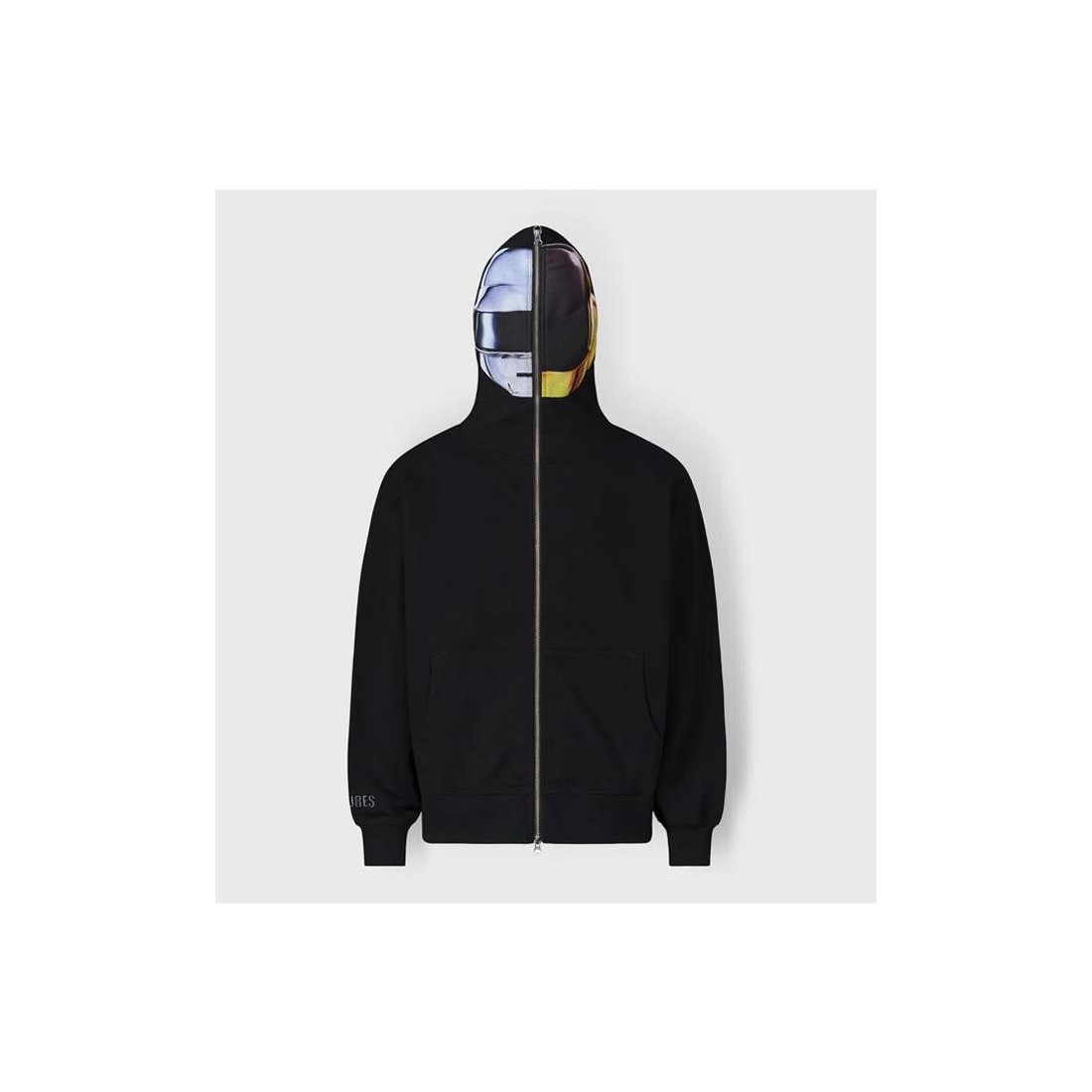 PLEASURES RAM ZIP HOODIE NEGRO