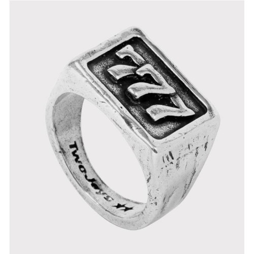 TWOJEYS 777 RING PLATA