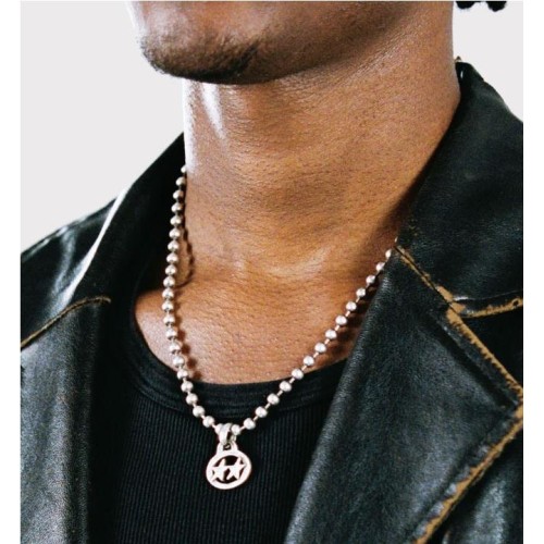 TWOJEYS ICON BALL 1 NECKLACE PLATA