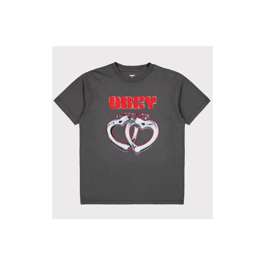 OBEY CUFFS TEE NEGRO