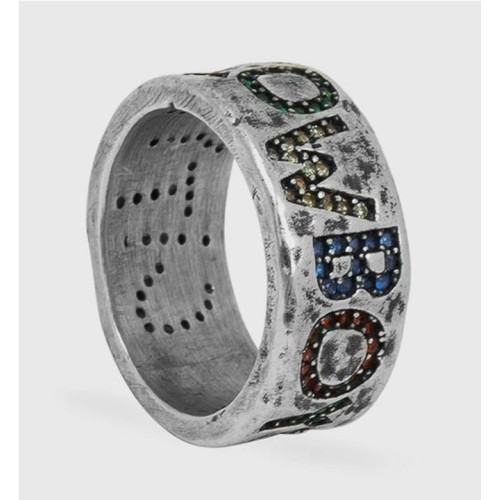 TWOJEYS CITY COWBOYS RING PLATA