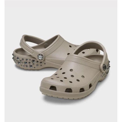 CROCS CLASSIC STUDDED CLOG MARRON 2