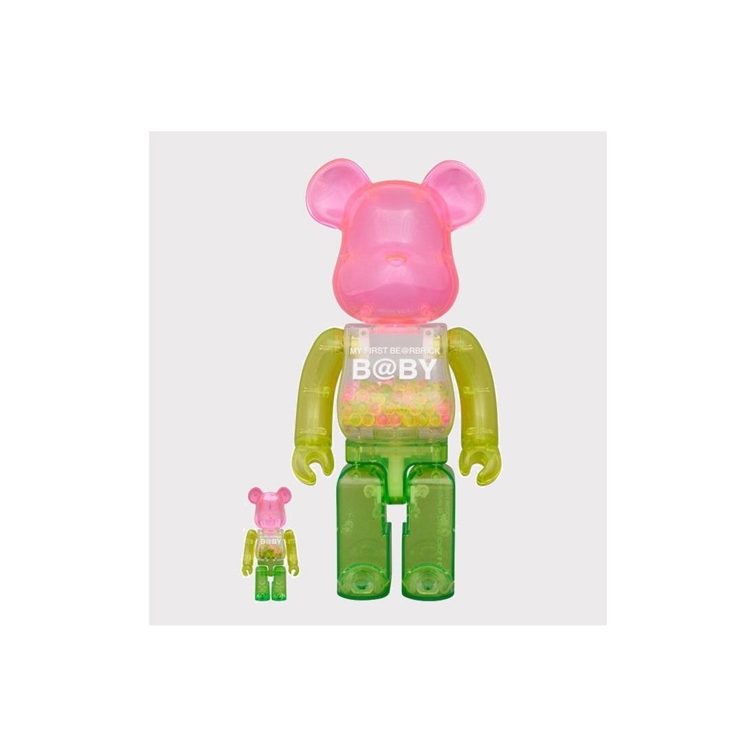 BEARBRICK BABY 1ST COLOR CLEAR MULTICOLOR