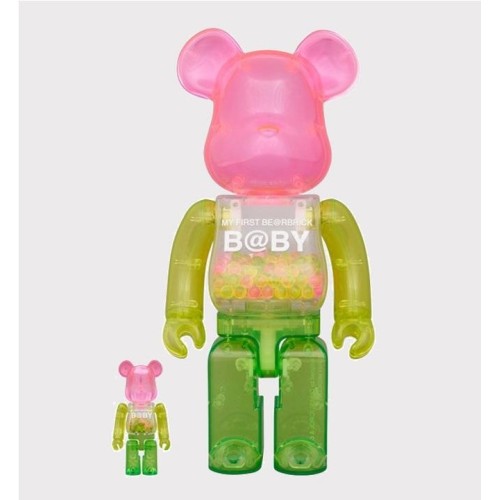 BEARBRICK BABY 1ST COLOR CLEAR MULTICOLOR
