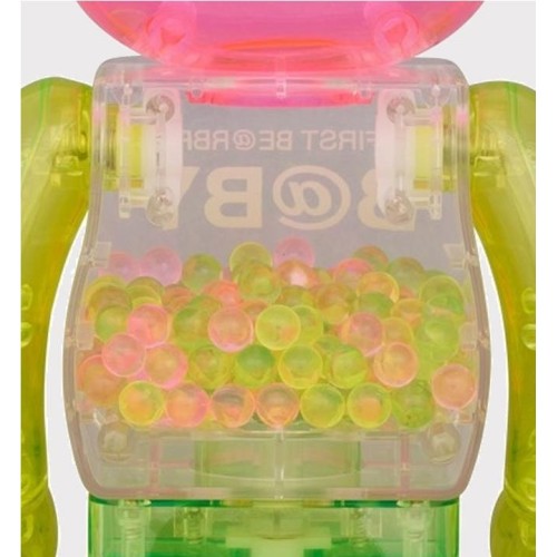 BEARBRICK BABY 1ST COLOR CLEAR MULTICOLOR