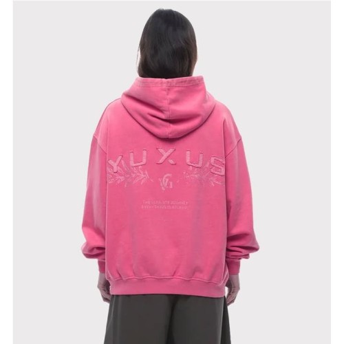 YUXUS MAGENTA VANGUARD HOODIE ROSADO