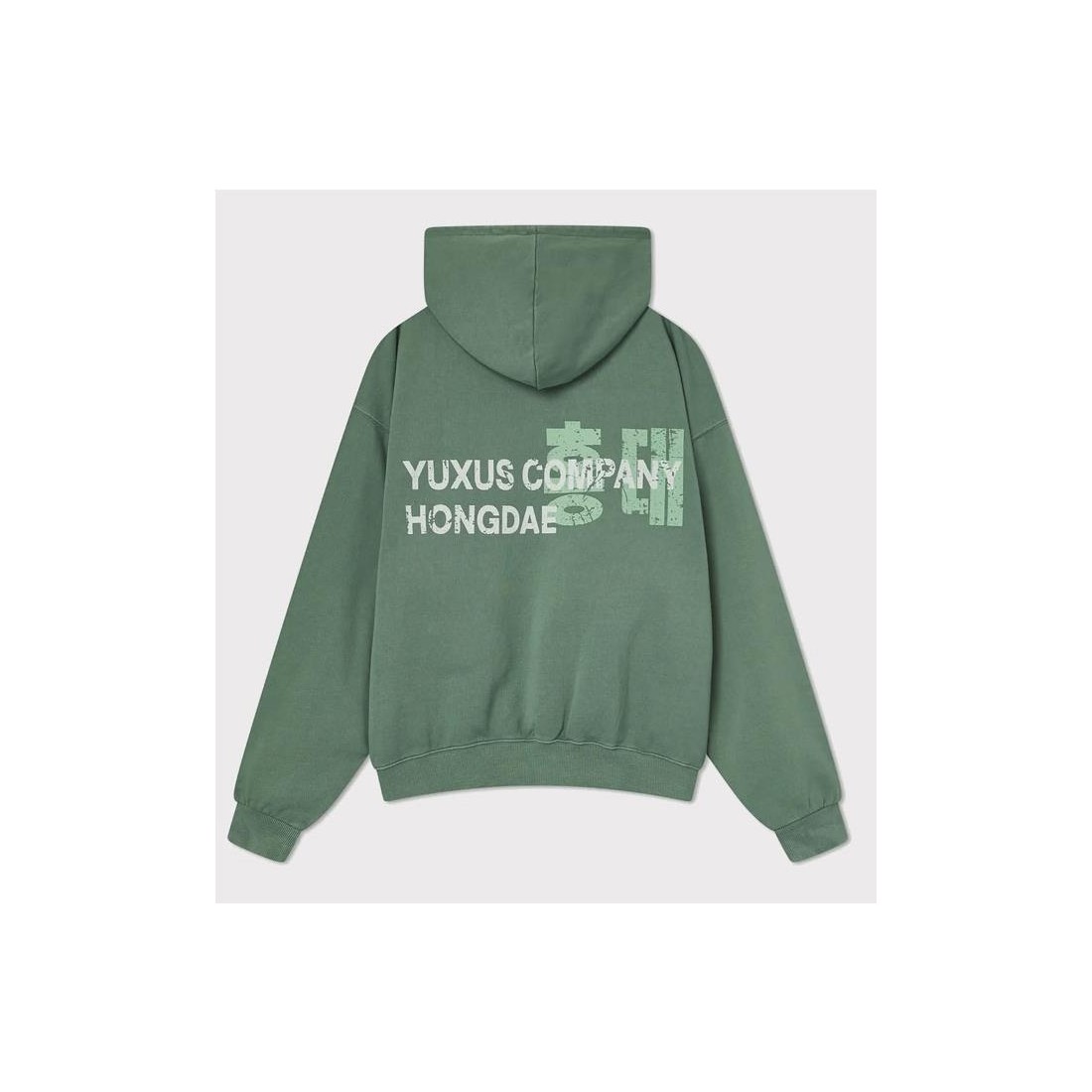 YUXUS HERB HONGDAE HOODIE VERDE CLARO