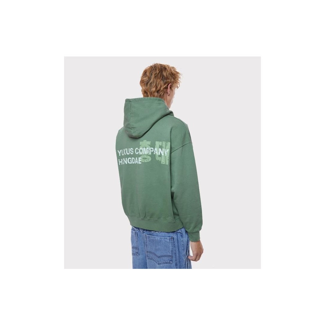 YUXUS HERB HONGDAE HOODIE VERDE CLARO