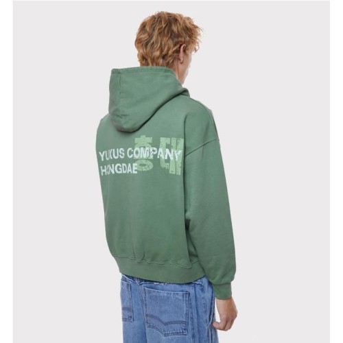 YUXUS HERB HONGDAE HOODIE VERDE CLARO