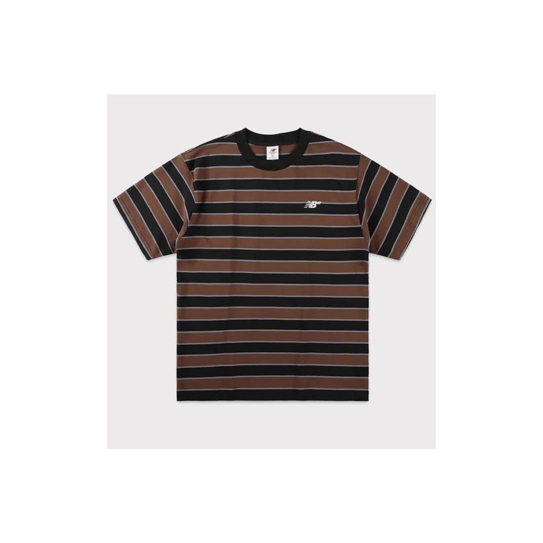 NB NUMERIC THIN STRIPE TEE NEGRO