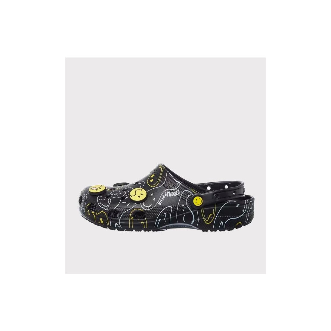 CROCS SMILEY CLSSC CLOG U NEGRO