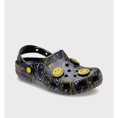 CROCS SMILEY CLSSC CLOG U NEGRO
