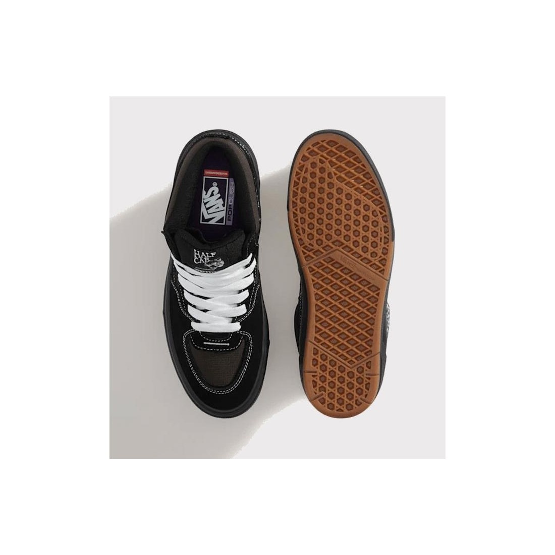 VANS SKATE HALF CAB WAFFLECUP NEGRO