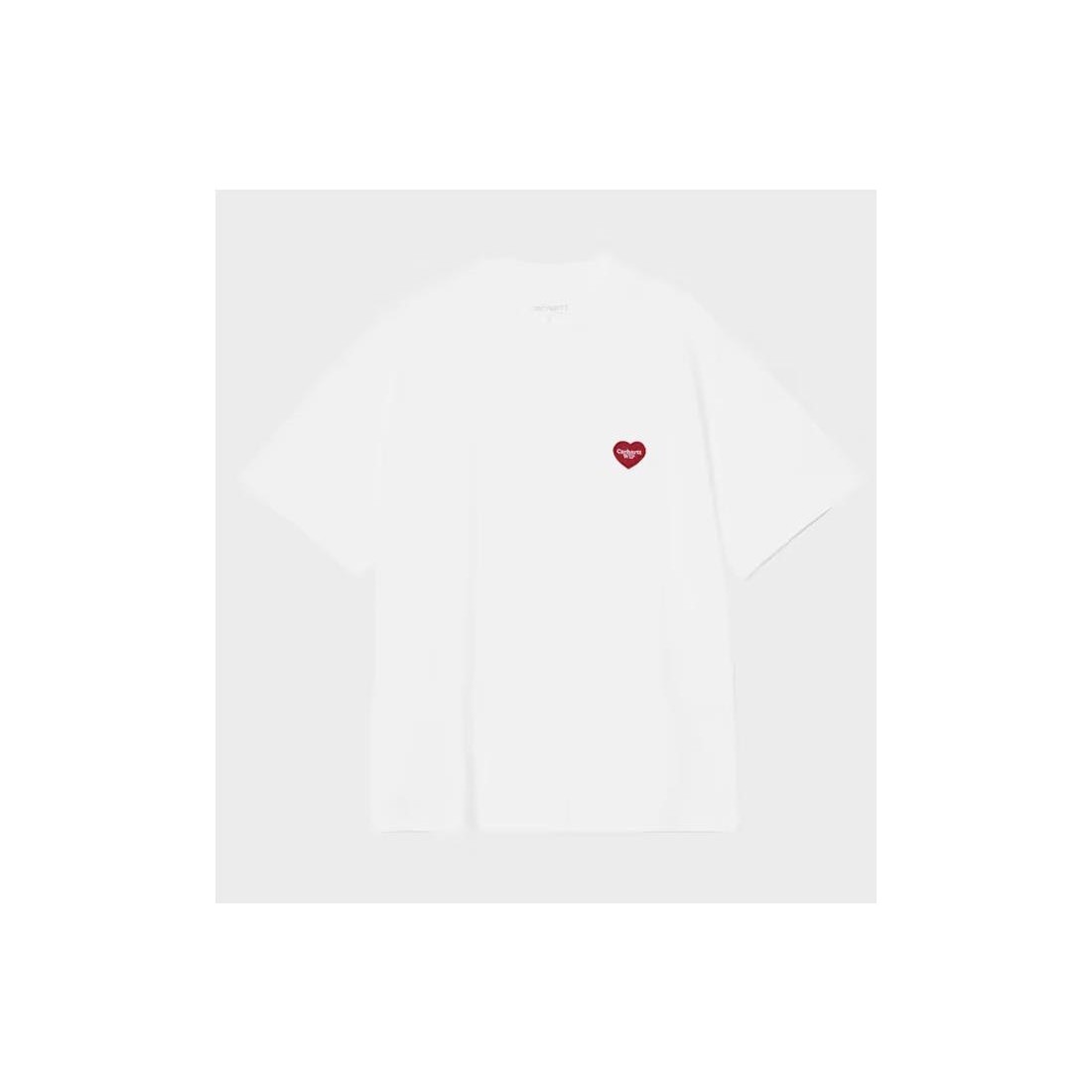 CARHARTT WIP HEART PATCH TEE BLANCO