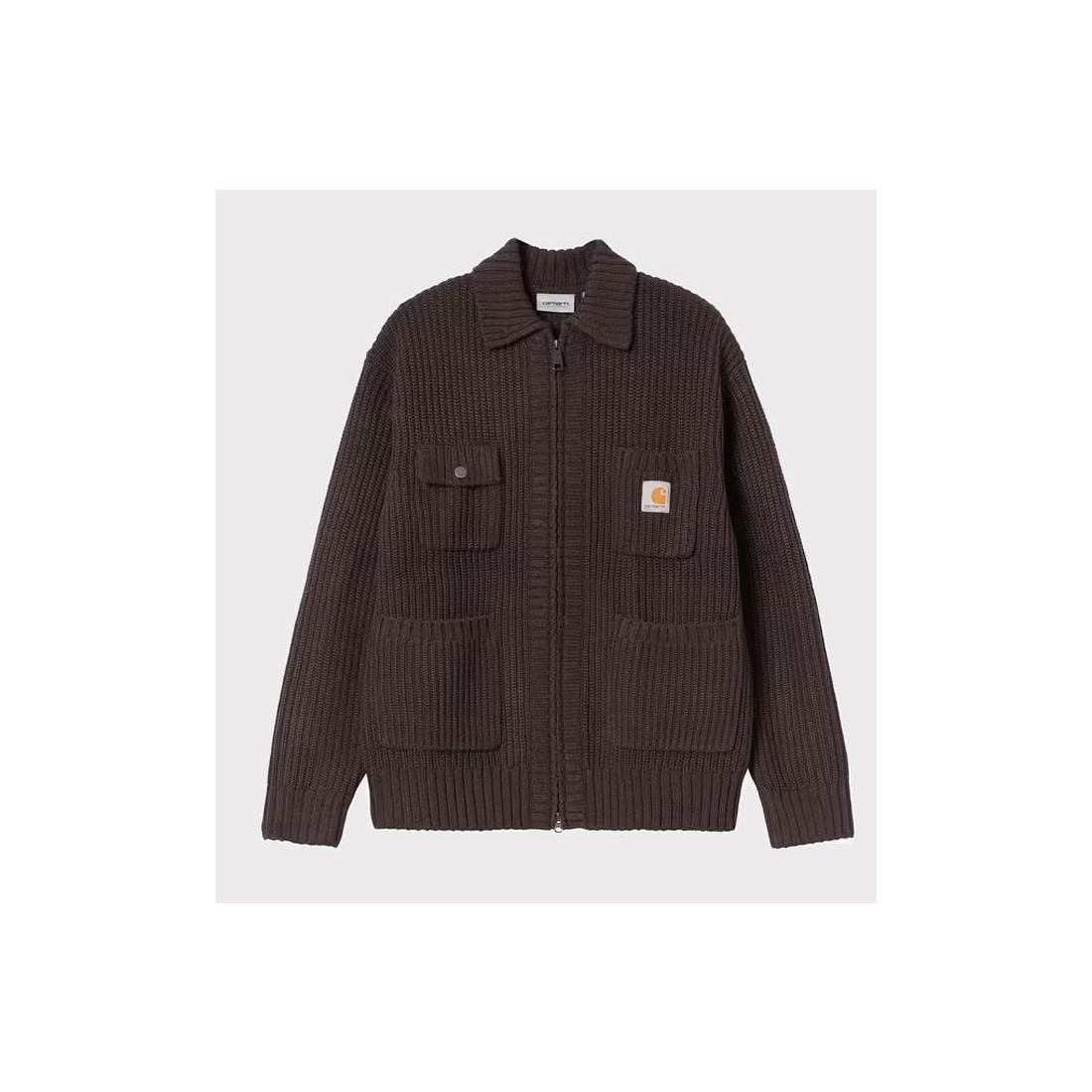 CARHARTT WIP CHORE KNIT JACKET MARRON