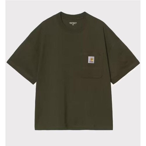 CARHARTT WIP WORK POCKET TEE VERDE OLIVA