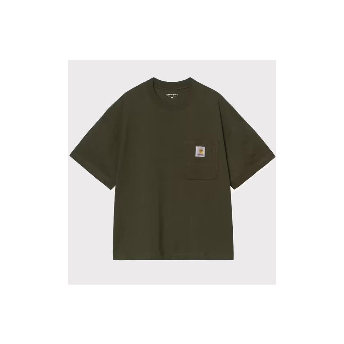 CARHARTT WIP WORK POCKET TEE VERDE OLIVA
