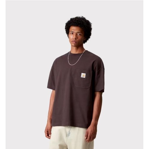 CARHARTT WIP WORK POCKET TEE MARRON