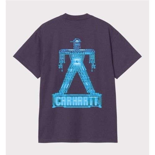 CARHARTT WIP ELECTRIC BOOG TEE VIOLETA