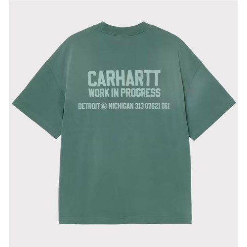 CARHARTT WIP DISTANCE TEE VERDE OLIVA